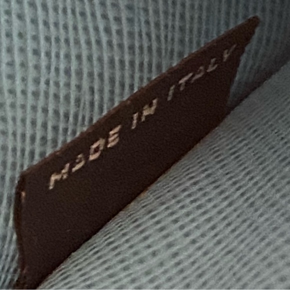 PRADA RARE Bi-Color Saffiano Leather Slim Envelope Wallet - Picture 17 of 17